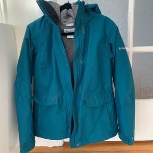 Columbia Teal Ski Jacket (M)